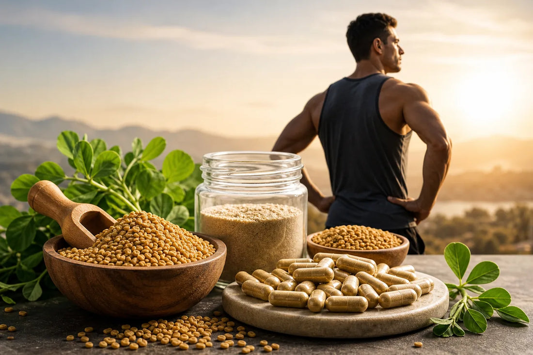 Editorial illustration for Best Fenugreek Testosterone Options